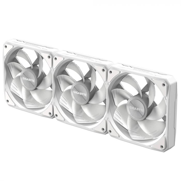 Вентилятор Gigabyte EZ Chain RVS Fan 120 Ice 3-Pack White (GP-GBT EZRVSFAN1203 ICE)