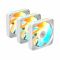 Вентилятор Gigabyte EZ Chain RVS Fan 120 Ice 3-Pack White (GP-GBT EZRVSFAN1203 ICE)