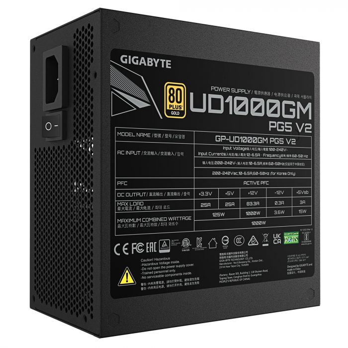Блок живлення Gigabyte GP-UD1000GM PG5 V2 1000W