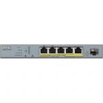 Комутатор для відеоспостереження ZYXEL GS1350-6HP (GS1350-6HP-EU0101F)