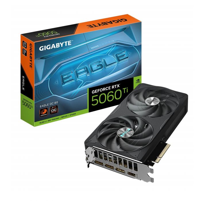Відеокарта GF RTX 5060 Ti  8GB GDDR7 Eagle OC Gigabyte (GV-N506TEAGLE OC-8GD)