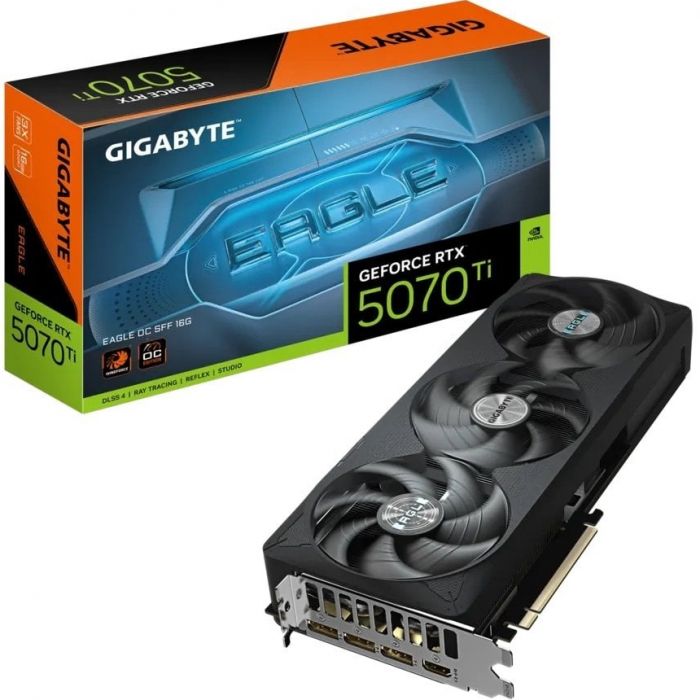 Відеокарта GF RTX 5070 Ti 16GB GDDR7 Eagle OC Gigabyte (GV-N507TEAGLE OC-16GD)