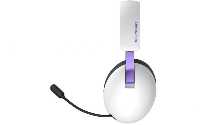 Bluetooth-гарнiтура Hator Hellyberry HH30 Wireless White/Violet (HH30_wireless_WV)