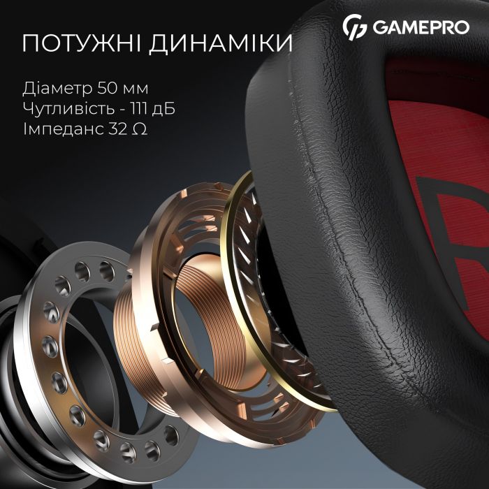 Гарнітура GamePro Asgard Valkyria Black (HSW249B)
