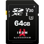 Карта пам`ятi SDXC  64GB UHS-I/U3 Class 10 Goodram IRDM S3A0 R100/W40MB/s (IR-S3A0-0640R12)