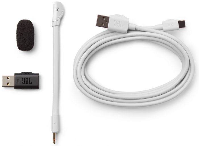 Bluetooth-гарнітура JBL Quantum 360 Wireless White (JBLQTUM360WHT)