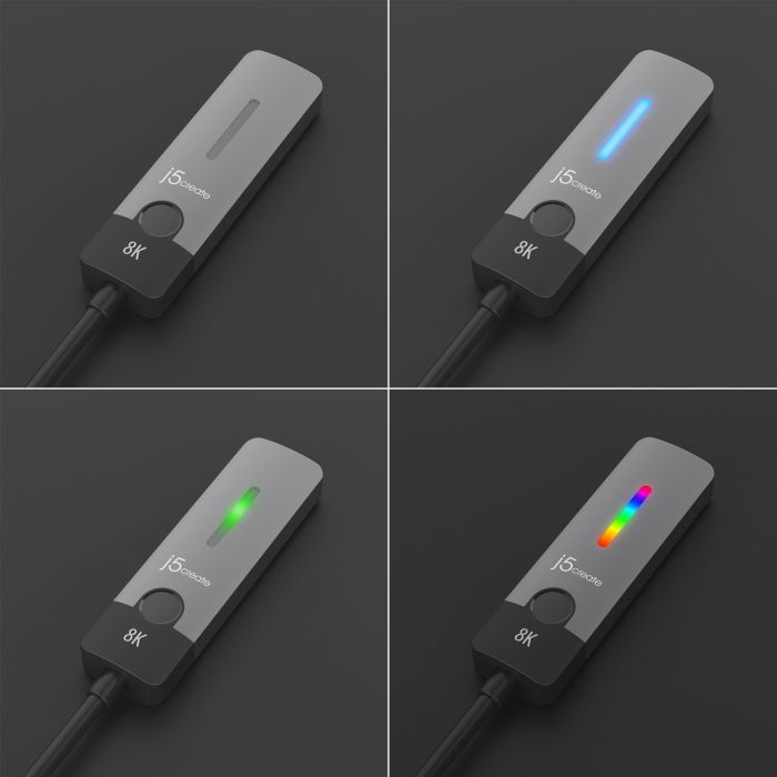 Адаптер J5create USB-C - HDMI (M/F), Space Grey (JCA157-N)