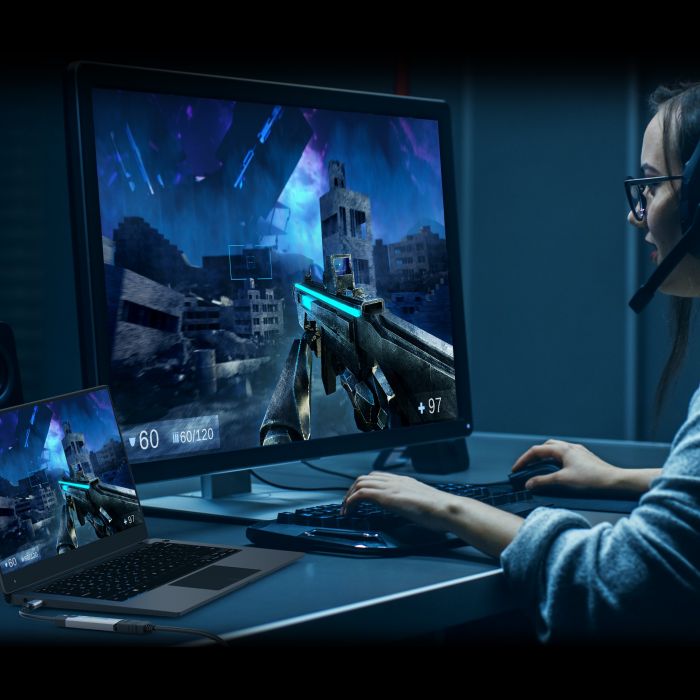 Адаптер J5create USB-C - HDMI (M/F), Space Grey (JCA157-N)