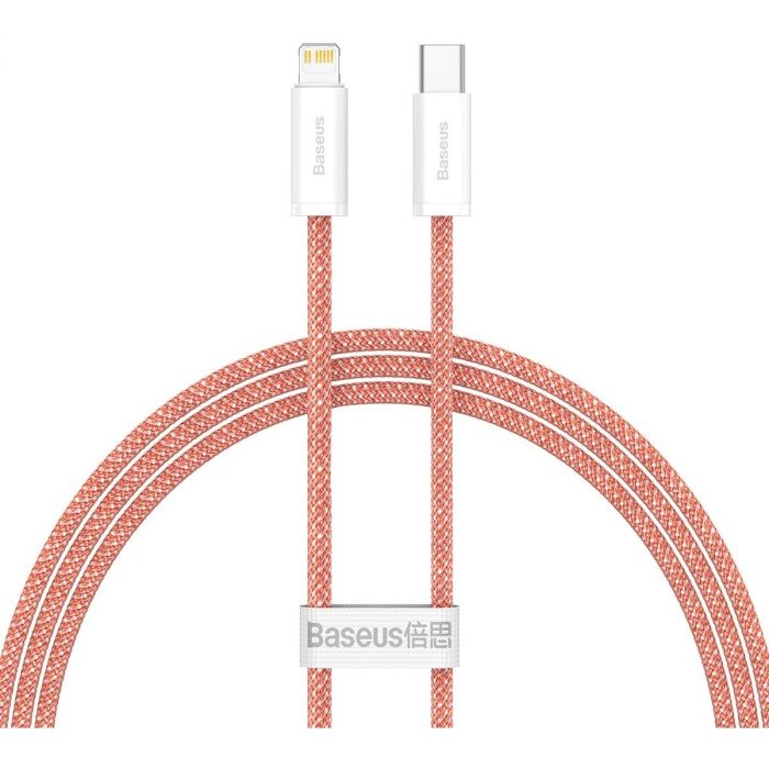 Кабель Baseus Dynamic USB Type-C - Lightning (M/M), 20W, 2 м Orange (CALD000107)
