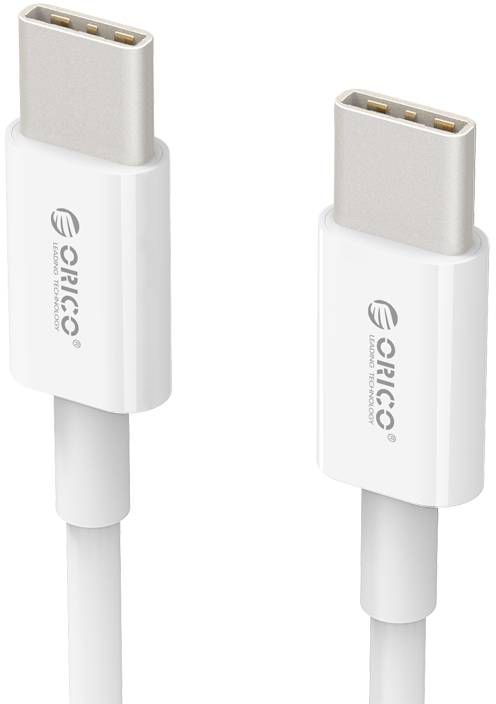 Кабель Orico USB Type-C - USB Type-C (M/M), 100W, 1 м White (CA913381)