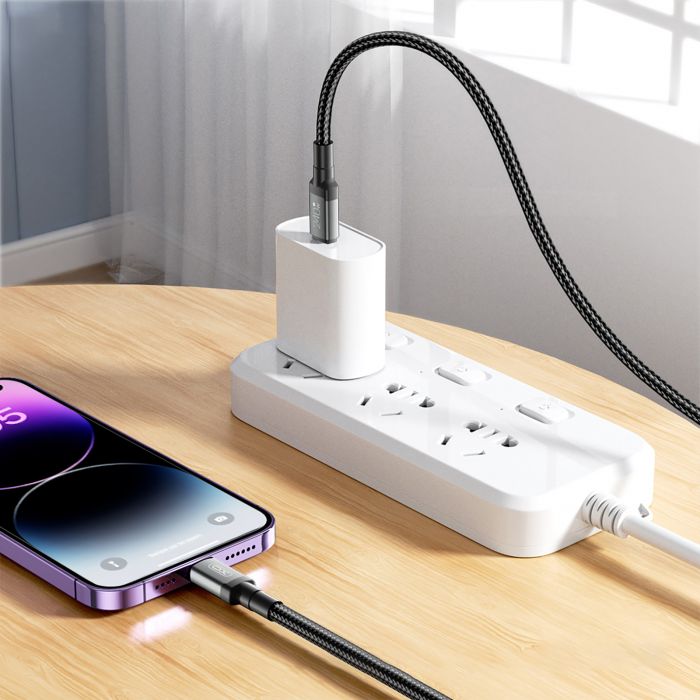 Кабель XO USB Type-C - USB Type-C (M/M), 5А, 240W, 2 м, Black (NB-Q264B-CC.black)