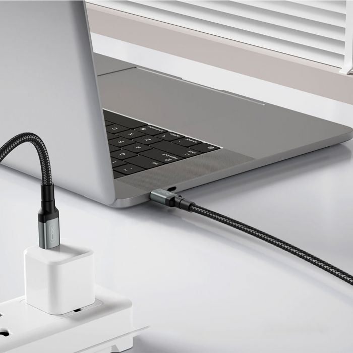 Кабель XO USB Type-C - USB Type-C (M/M), 5А, 240W, 2 м, Black (NB-Q264B-CC.black)