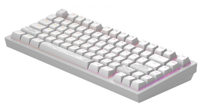 Клавіатура Dark Project ALU81 Terra Nostra White (DPKB_NOSTRA_81_ANSI_WHITE_UA)