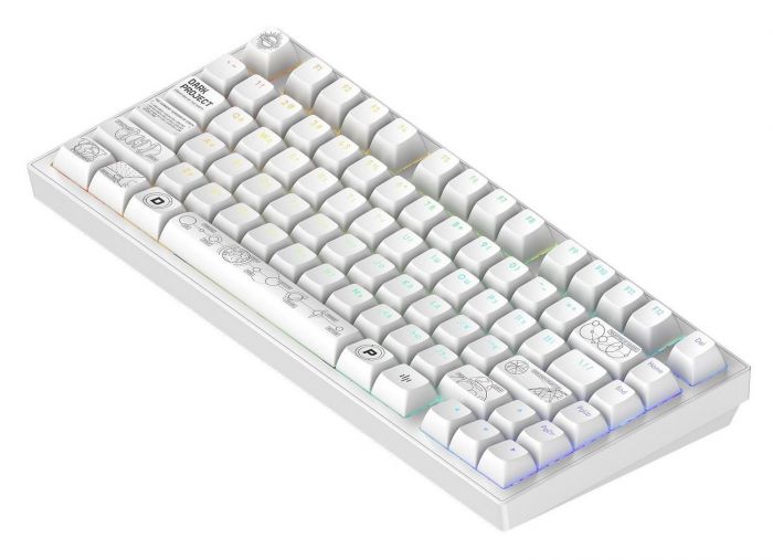 Клавіатура Dark Project ALU81 Terra Nova White (DPKB_NOVA_81_ANSI_WHITE_UA)