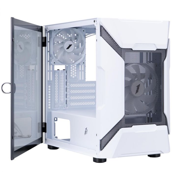 Корпус 1stPlayer D3-A-WH-1F7-14-W-1F7-W White без БЖ