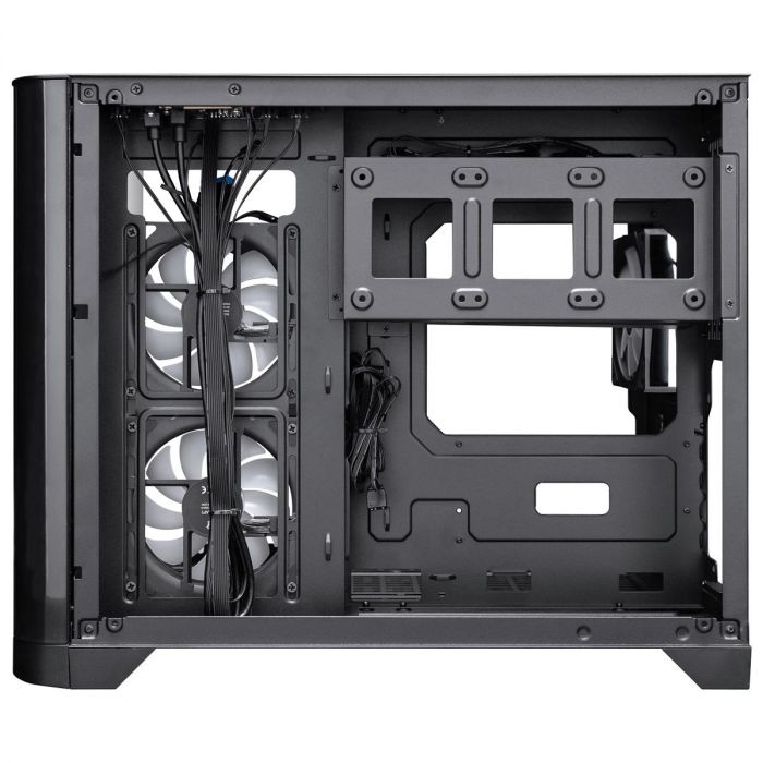 Корпус 1stPlayer UV6-BK-2FC7R-1FC7 Black без БЖ