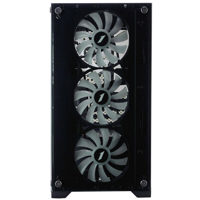 Корпус 1stPlayer X2-M-BK-4F7 Black без БЖ