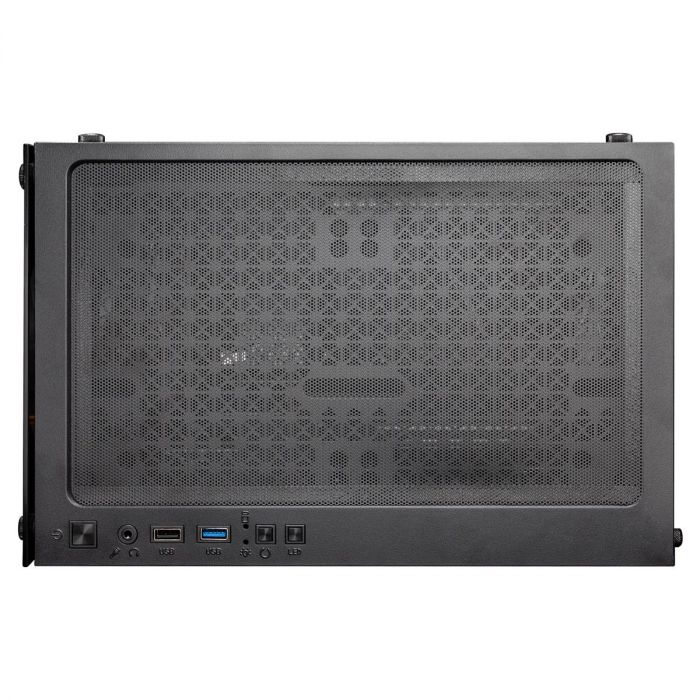 Корпус 1stPlayer X2-M-BK-4F7 Black без БЖ