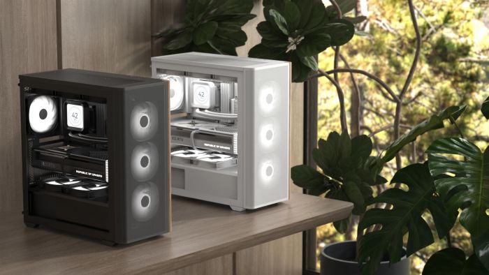 Корпус AeroCool D501A-G-WT-v2 (ACCM-DS01043.21) White без БЖ