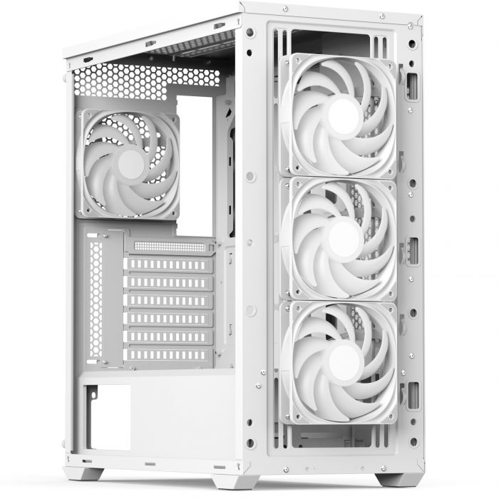 Корпус AeroCool D502A-G-WT-v1 (ACCM-DS02043.21) White без БЖ