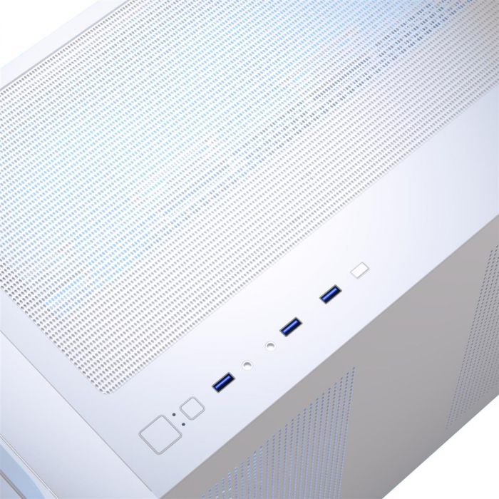 Корпус AeroCool P300C-G-WT-v1 (ACCS-PN02033.21) White без БЖ