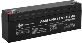 Акумуляторна батарея LogicPower LPM 12V 2.3AH (LPM 12 - 2.3 AH) AGM