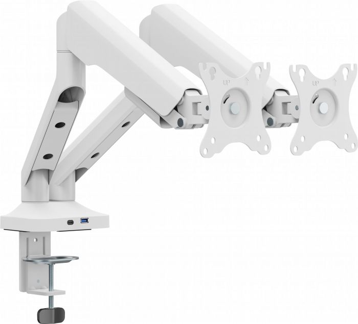 Кріплення настільне для двох моніторів OfficePro 17-35" White (MA452W)