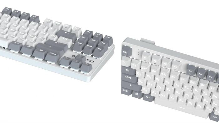 Клавіатура GamePro Genesis Metallic MK110W Outemu Red Swithes USB White