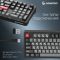 Клавіатура бездротова GamePro Asgard Drakkar Keychron Super Red Switch Black (MK305BK)