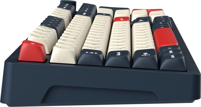 Клавіатура бездротова GamePro Asgard Drakkar Keychron Super Red Switch Blue (MK305BL)