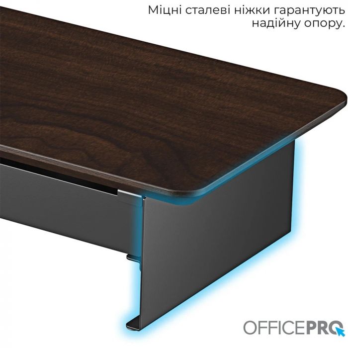 Підставка для монітора OfficePro MR145DW Dark Wood/Black
