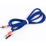 Кабель Dengos USB - microUSB (M/M) 1 м Dark Blue (NTK-M-SET-DBLUE)