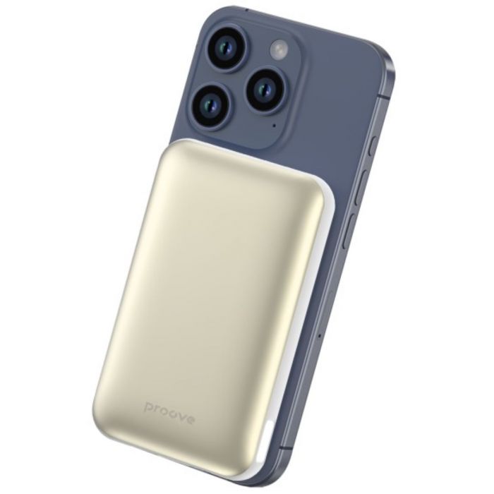 Універсальна мобільна батарея Proove Vibe Energy Plus 22.5W 10000mAh White/Gold (PBVE15012202)