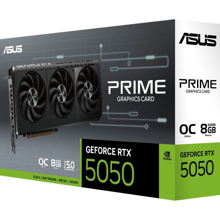 Відеокарта GF RTX 5050 8GB GDDR6 Prime OC Asus (PRIME-RTX5050-O8G)