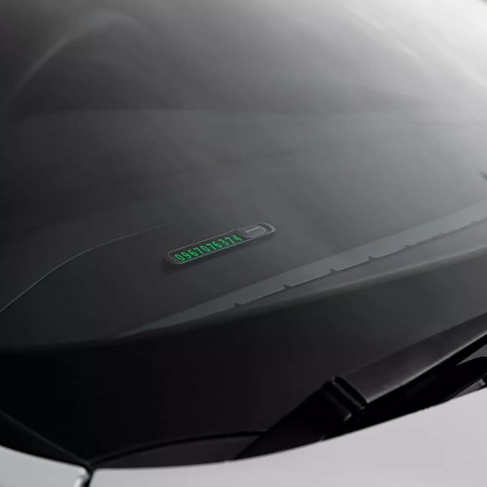 Карта парковки Proove Parking Number Plate Metal Lock Silver (AAPM00000006)