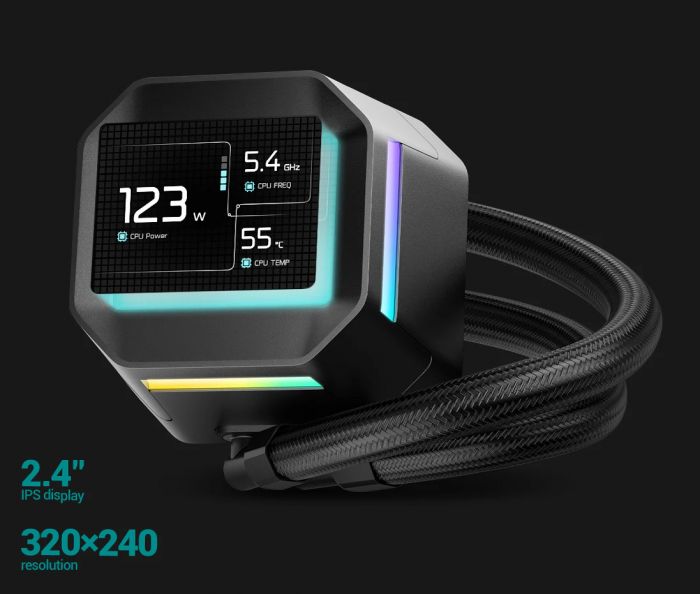 Система водяного охолодження DeepCool LM240 Black (R-LM240-BKDMMC-1)
