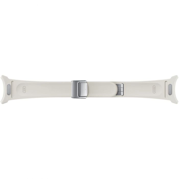 Ремінець Samsung D-Buckle Hybrid Eco-Leather Band для Samsung Galaxy (20mm, S/M) / Watch 4 / Watch 5 / Watch 6 Cream (ET-SHR93SUEGEU)