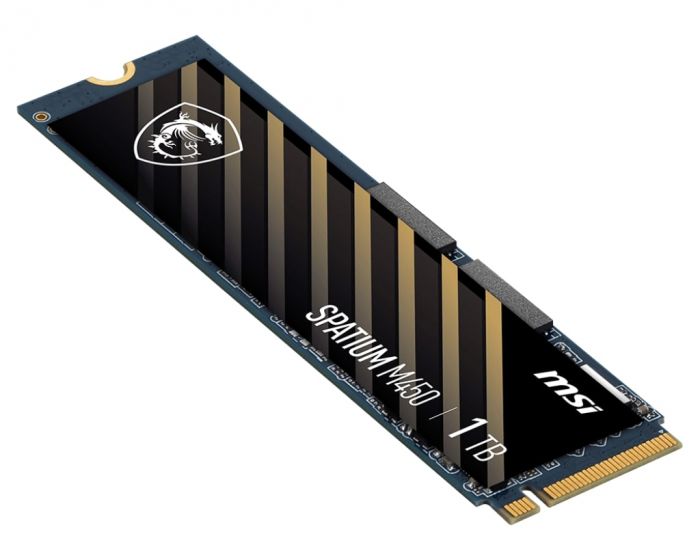 Накопичувач SSD 1TB MSI Spatium M450 V1 M.2 2280 PCIe 4.0 x4 NVMe 3D NAND TLC (S78-440L0M0-P83)