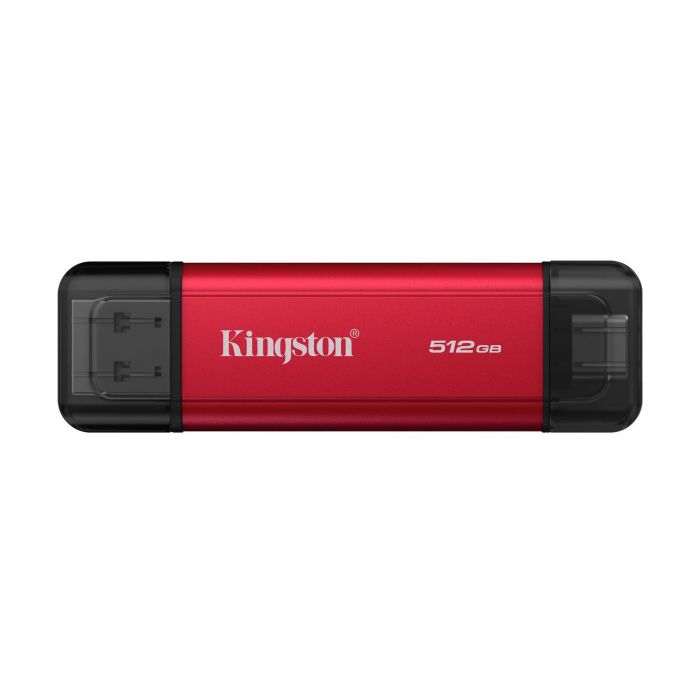 Накопичувач зовнішній SSD 512GB Kingston Dual Portable Red (SPSD/512GB)