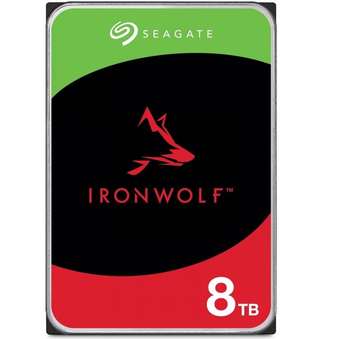 Накопичувач HDD SATA 8.0TB Seagate IronWolf NAS 5400rpm 256MB (ST8000VN002)