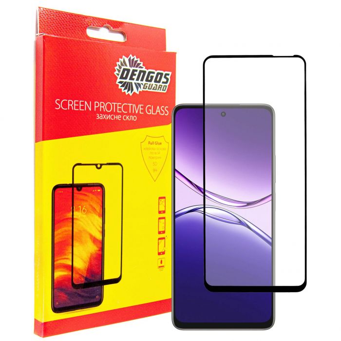 Захисне скло Dengos для Oppo A5 Pro Black Full Glue (TGFG-394) 
