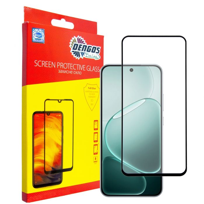 Захисне скло Dengos для Oppo A6 Pro 4G Black Full Glue (TGFG-431)