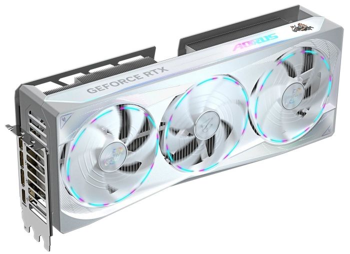 Відеокарта GF RTX 5080 16GB GDDR7 Aorus Master Ice Gigabyte (GV-N5080AORUSM ICE-16GD)