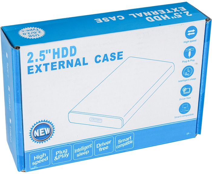 Зовнішня кишеня PowerPlant для HDD 2.5" USB2.0 (HC380039)