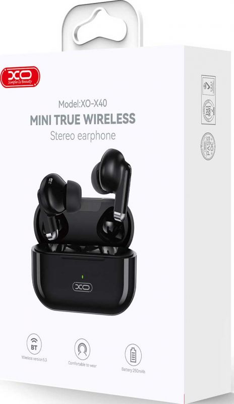 Bluetooth-гарнітура XO X40 Black