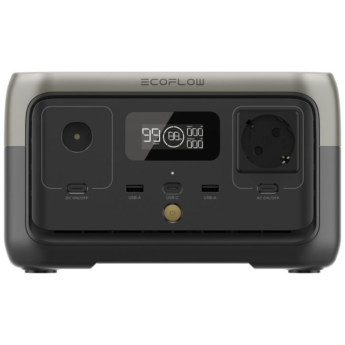 Зарядна станція EcoFlow River 2, 256Wh, 300W, LiFePO4 (ZMR600-B-EU)_EU