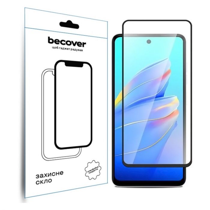Захисне скло BeCover для Tecno Camon 30 (CL6) Black (712499)