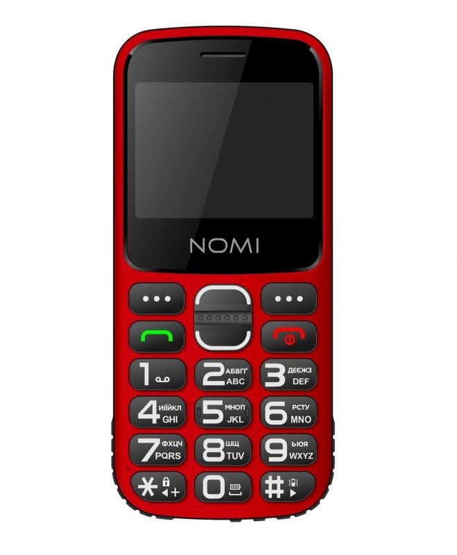 Мобiльний телефон Nomi i2320 Dual Sim Red