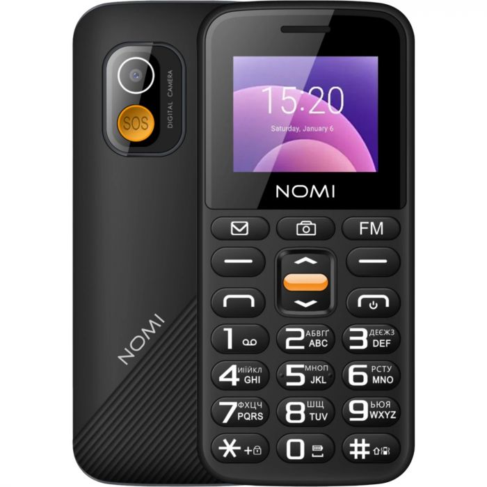 Мобiльний телефон Nomi i1820 Dual Sim Black