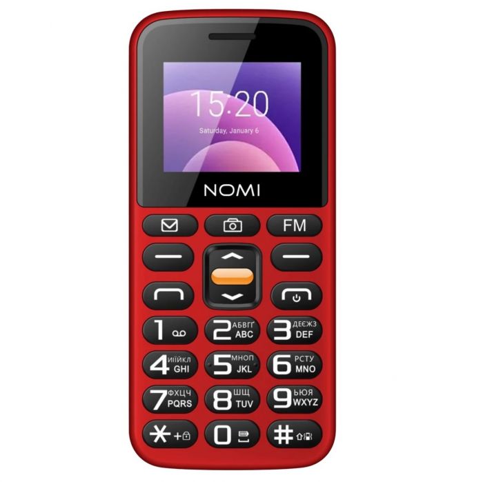 Мобiльний телефон Nomi i1820 Dual Sim Red